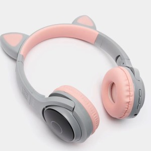هدفون بی سیم بچگانه طرح گربه مدل XY-203